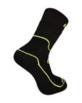HAVEN Șosete clasice de ciclism - POLARTIS - negru/galben