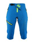HAVEN Pantaloni scurți de ciclism fără bretele - 3/4 ENERGY THREEQ - albastru/galben