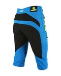 HAVEN Pantaloni scurți de ciclism fără bretele - 3/4 ENERGY THREEQ - albastru/galben