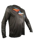 HAVEN Tricou de ciclism cu mânecă lungă de vară - ENERGIZER CRAZY LONG - negru/roșu/albastru