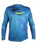 HAVEN Tricou de ciclism cu mânecă lungă de vară - ENERGIZER CRAZY LONG - albastru