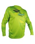 HAVEN Tricou de ciclism cu mânecă lungă de vară - ENERGIZER CRAZY LONG - verde