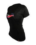 HAVEN Tricou de ciclism cu mânecă scurtă - ENERGY SHORT - negru/roz