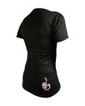 HAVEN Tricou de ciclism cu mânecă scurtă - ENERGY SHORT - negru/roz