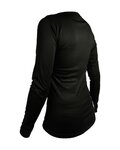 HAVEN Tricou de ciclism cu mânecă lungă de vară - ENERGY LONG - negru/roz