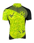 HAVEN Tricou de ciclism cu mânecă scurtă - SINGLETRAIL NEO - verde/negru