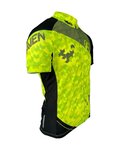 HAVEN Tricou de ciclism cu mânecă scurtă - SINGLETRAIL NEO - verde/negru