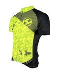 HAVEN Tricou de ciclism cu mânecă scurtă - SINGLETRAIL NEO - verde/negru
