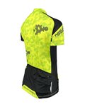 HAVEN Tricou de ciclism cu mânecă scurtă - SINGLETRAIL NEO - verde/negru