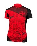 HAVEN Tricou de ciclism cu mânecă scurtă - SINGLETRAIL NEO WOMEN - roșu