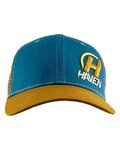 HAVEN Șapcă de ciclism - TRUCKER - albastru/maro