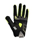 HAVEN Mănuși cu degete lungi de ciclism - DEMO NEO LONG - negru/verde