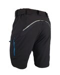 HAVEN Pantaloni scurți de ciclism fără bretele - NAVAHO SHORTY - albastru/negru