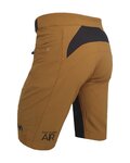HAVEN Pantaloni scurți de ciclism fără bretele - FACTORY AIR HMS - maro