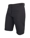 HAVEN Pantaloni scurți de ciclism fără bretele - FACTORY AIR WMS - negru
