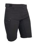 HAVEN Pantaloni scurți de ciclism fără bretele - FACTORY AIR WMS - negru