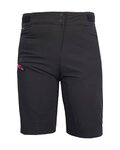 HAVEN Pantaloni scurți de ciclism fără bretele - FACTORY AIR WMS - negru/roz