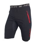 HAVEN Pantaloni scurți de ciclism fără bretele - NALISHA SLIMFIT - negru/roșu