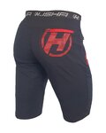 HAVEN Pantaloni scurți de ciclism fără bretele - NALISHA SLIMFIT - negru/roșu