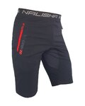 HAVEN Pantaloni scurți de ciclism fără bretele - NALISHA SLIMFIT - negru/roșu