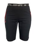 HAVEN Pantaloni scurți de ciclism fără bretele - NALISHA SLIMFIT - negru/roșu