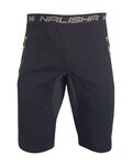 HAVEN Pantaloni scurți de ciclism fără bretele - NALISHA SLIMFIT - negru/verde