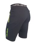 HAVEN Pantaloni scurți de ciclism fără bretele - NALISHA SLIMFIT - negru/verde