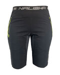 HAVEN Pantaloni scurți de ciclism fără bretele - NALISHA SLIMFIT - negru/verde
