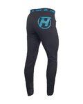 HAVEN Pantaloni de ciclism lungi fără bretele - NALISHA SLIMFIT - negru/albastru