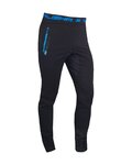 HAVEN Pantaloni de ciclism lungi fără bretele - NALISHA SLIMFIT - negru/albastru
