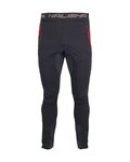HAVEN Pantaloni de ciclism lungi fără bretele - NALISHA SLIMFIT - negru/roșu