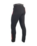 HAVEN Pantaloni de ciclism lungi fără bretele - NALISHA SLIMFIT - negru/roșu