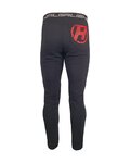 HAVEN Pantaloni de ciclism lungi fără bretele - NALISHA SLIMFIT - negru/roșu