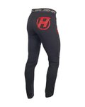 HAVEN Pantaloni de ciclism lungi fără bretele - NALISHA SLIMFIT - negru/roșu