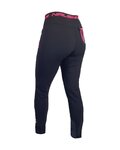 HAVEN Pantaloni de ciclism lungi fără bretele - NALISHA SLIMFIT - negru/roz