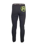 HAVEN Pantaloni de ciclism lungi fără bretele - NALISHA SLIMFIT - negru/verde