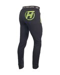 HAVEN Pantaloni de ciclism lungi fără bretele - NALISHA SLIMFIT - negru/verde
