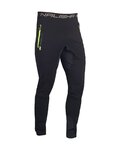 HAVEN Pantaloni de ciclism lungi fără bretele - NALISHA SLIMFIT - negru/verde