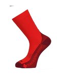 HAVEN Șosete clasice de ciclism - STRUCTURE LONG 2PAK - roșu