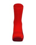 HAVEN Șosete clasice de ciclism - STRUCTURE LONG 2PAK - roșu