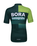 BONAVELO Tricou de ciclism cu mânecă scurtă - BORA 2024 KIDS - verde/verde deschis