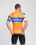 BONAVELO Tricou de ciclism cu mânecă scurtă - RABOBANK - portocaliu/albastru