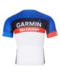 BONAVELO Tricou de ciclism cu mânecă scurtă - GARMIN SHARP - albastru/negru