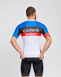 BONAVELO Tricou de ciclism cu mânecă scurtă - GARMIN SHARP - albastru/negru