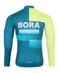 BONAVELO Tricou de cilism pentru iarnă cu mânecă lungă - BORA 2024 WINTER - verde