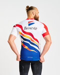 BONAVELO Tricou de ciclism cu mânecă scurtă - 1996 BANESTO - albastru/alb/roșu