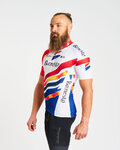 BONAVELO Tricou de ciclism cu mânecă scurtă - 1996 BANESTO - albastru/alb/roșu
