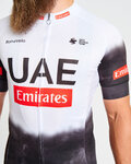 BONAVELO Tricou de ciclism cu mânecă scurtă - UAE 2025 - alb/negru