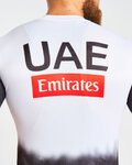 BONAVELO Tricou de ciclism cu mânecă scurtă - UAE 2025 - alb/negru
