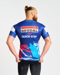 BONAVELO Tricou de ciclism cu mânecă scurtă - SOUDAL-QUICKSTEP 2025 - albastru/alb